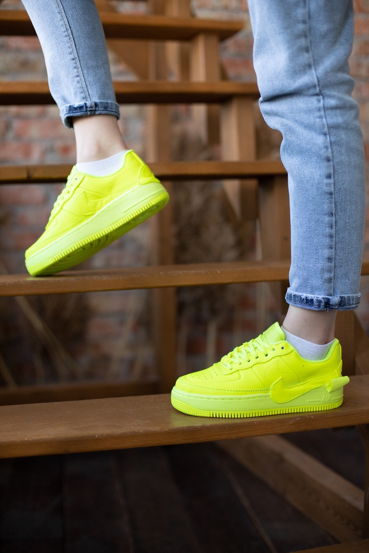Кроссовки женские Nike Air Force 1 салатовые, Найк Аир Форс, натуральная кожа, код FL-3115
Кроссовки женские Nike Air Force 1 салатовые, Найк Аир Форс, натуральная кожа, код FL-3115