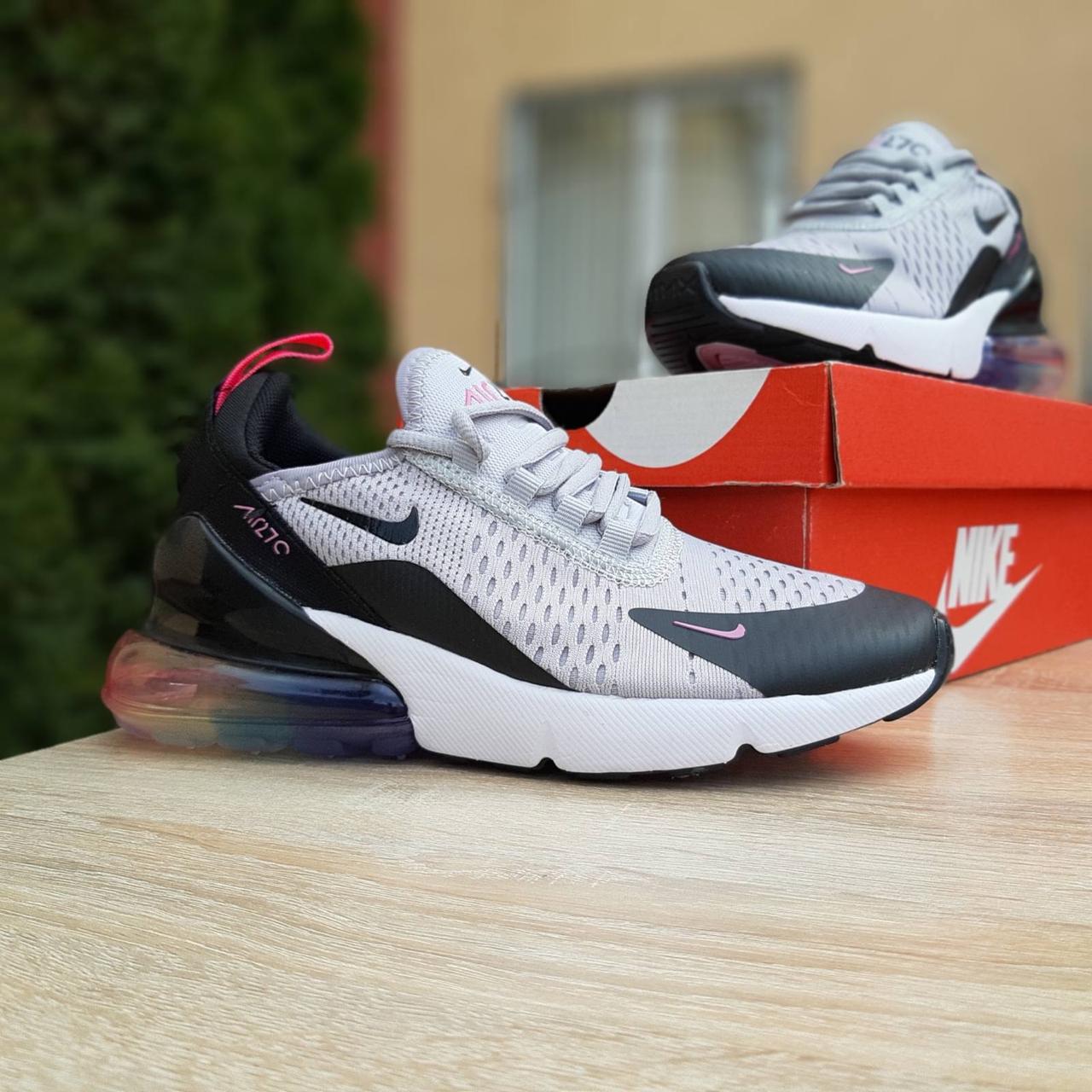Кроссовки женские Nike Air Max 270 серые, Найк Аир Макс 270, текстильные, код OD-2856 да, 40
Кроссовки женские Nike Air Max 270 серые, Найк Аир Макс 270, текстильные, код OD-2856 да, 40