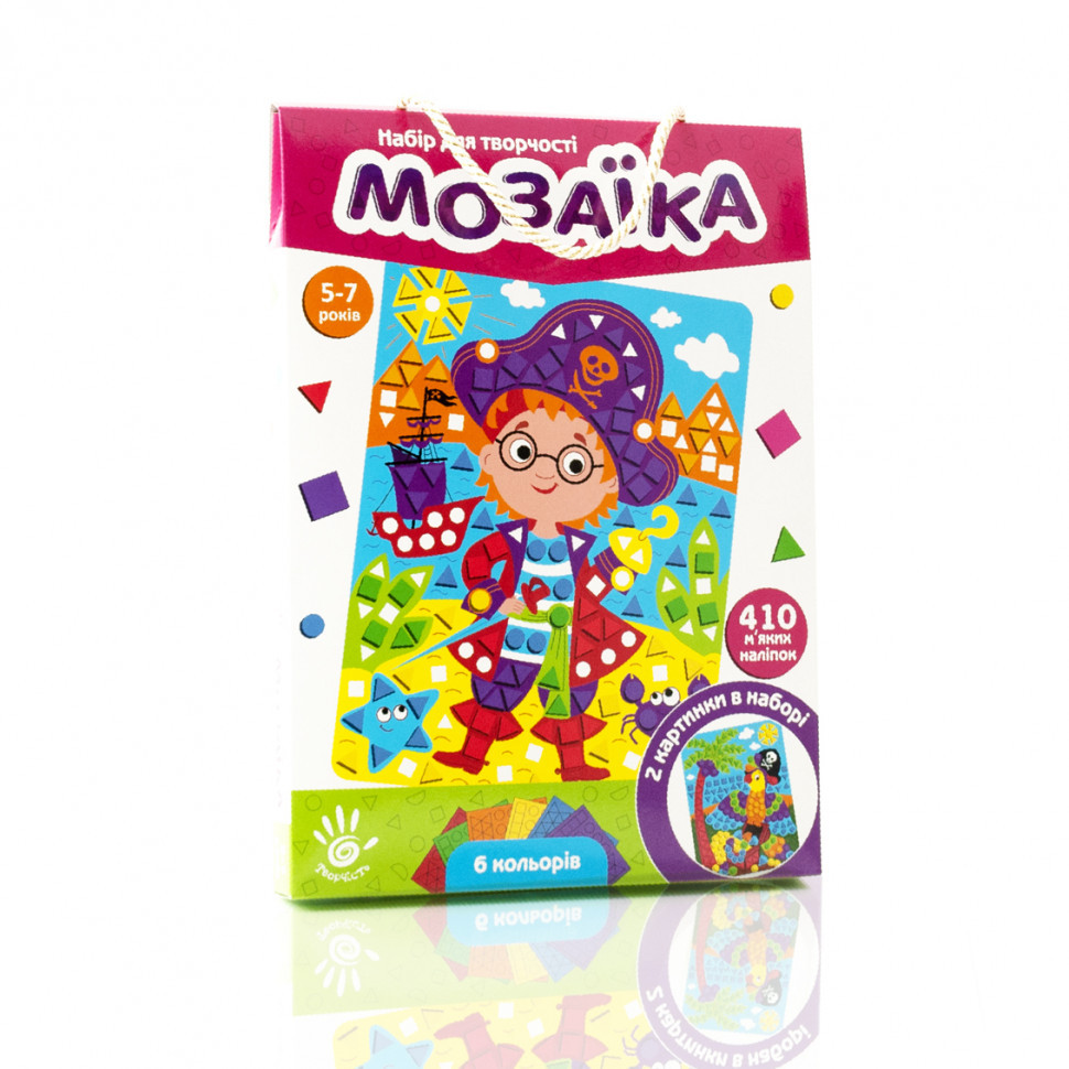 Набор для творчества "Мягкая мозаика. Пират" VT4511-04, 410 мягких наклеек, (Оригинал)
Набор для творчества "Мягкая мозаика. Пират" VT4511-04, 410 мягких наклеек, (Оригинал)