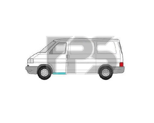 Порог внутренний Volkswagen T4 (Transporter) (90-03) правый, под водительской дверью
Порог внутренний Volkswagen T4 (Transporter) (90-03) правый, под водительской дверью