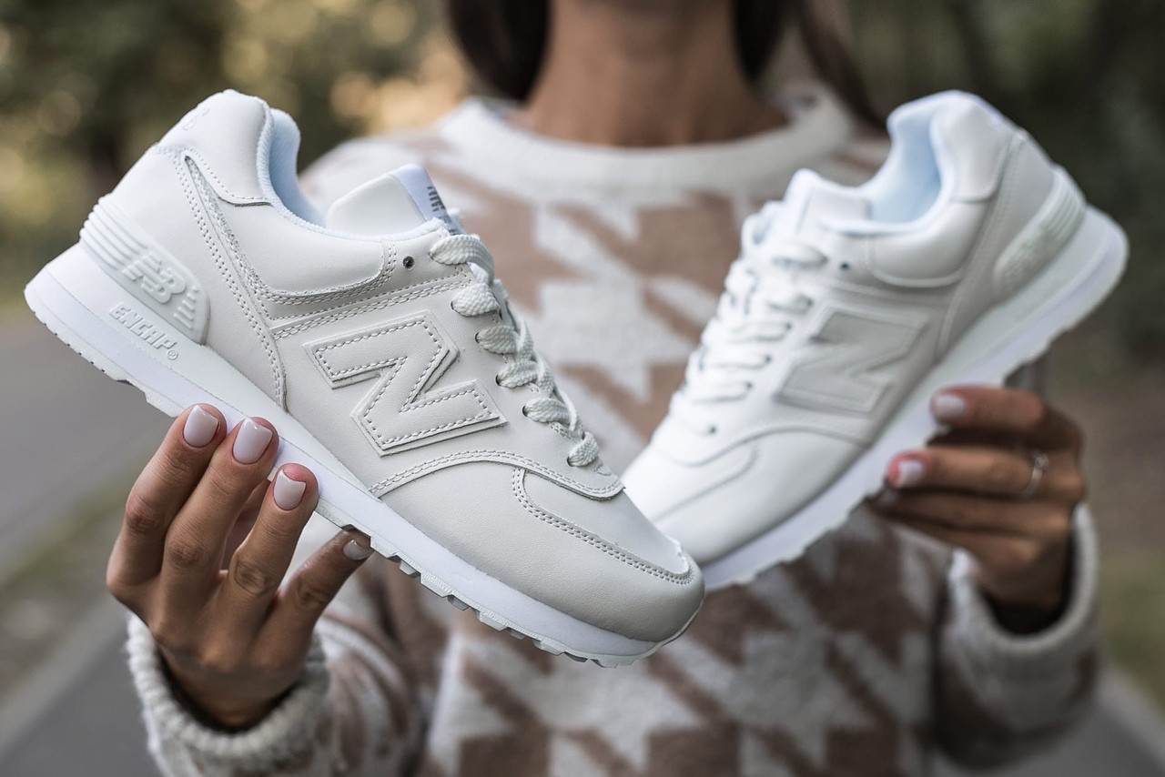 Кроссовки женские New Balance 574 белые, Нью Баланс 574, натуральная кожа. Код IN-628
Кроссовки женские New Balance 574 белые, Нью Баланс 574, натуральная кожа. Код IN-628