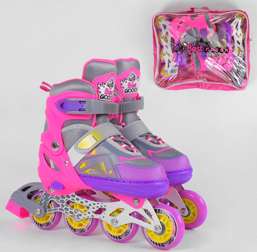Роликовые коньки раздвижные Best Roller 2668-S размер 30-33 колёса PVC d – 6, 5 см со светом в сумке розовые
Роликовые коньки раздвижные Best Roller 2668-S размер 30-33 колёса PVC d – 6, 5 см со светом в сумке розовые
