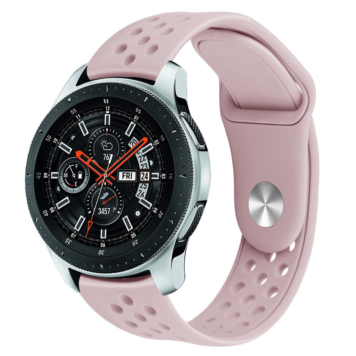 Ремешок силиконовый BeWatch OneColor 22 мм для смарт-часов Samsung Gear S3 Pink Sand 1020538, КОД: 1231246
Ремешок силиконовый BeWatch OneColor 22 мм для смарт-часов Samsung Gear S3 Pink Sand 1020538, КОД: 1231246