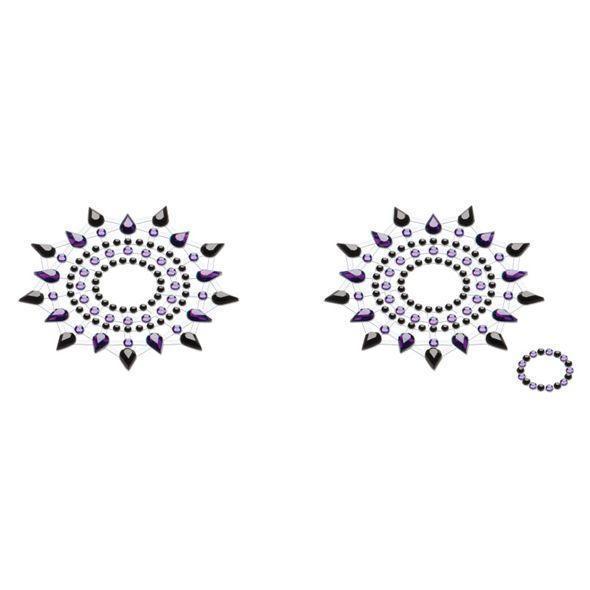 Пэстис из кристаллов Petits Joujoux Gloria set of 2 - Black/Purple, украшение на грудь ОРИГИНАЛ
Пэстис из кристаллов Petits Joujoux Gloria set of 2 - Black/Purple, украшение на грудь ОРИГИНАЛ
