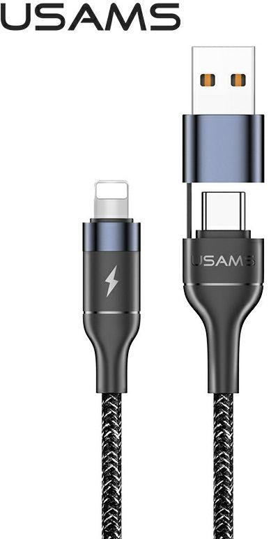 Кабель USB Usams U31 Type-C/USB - Lightning 1.2м Fast charging Cable 2.2 - 3А Black (US-SJ404)
Кабель USB Usams U31 Type-C/USB - Lightning 1.2м Fast charging Cable 2.2 - 3А Black (US-SJ404)