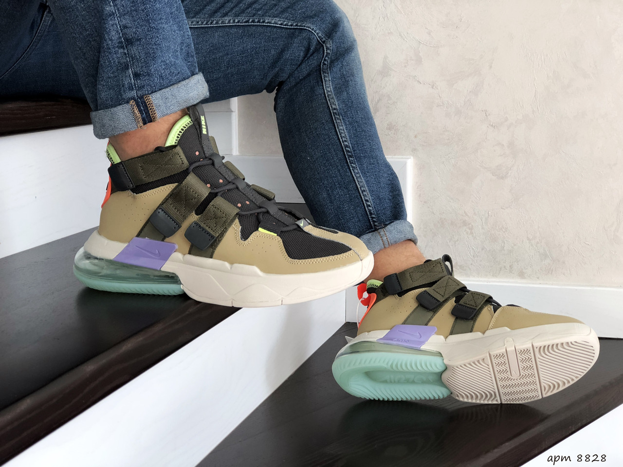 Кроссовки мужские Nike Air Force 270 бежевые, Найк Аир Форс 270, нубук, текстиль, код SD-8828 мужской, 41, Весна/осень
Кроссовки мужские Nike Air Force 270 бежевые, Найк Аир Форс 270, нубук, текстиль, код SD-8828 мужской, 41, Весна/осень