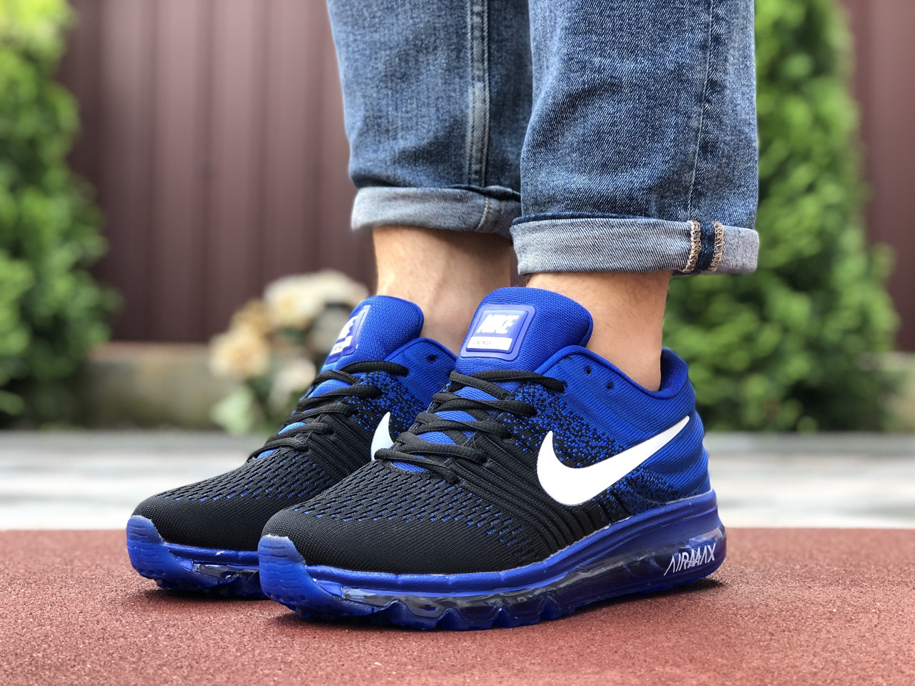 Кроссовки мужские Nike Air Max 2017 черные с синим, Найк Аир Макс 2017, текстильные, код SD-9549 мужской, да, 44
Кроссовки мужские Nike Air Max 2017 черные с синим, Найк Аир Макс 2017, текстильные, код SD-9549 мужской, да, 44
