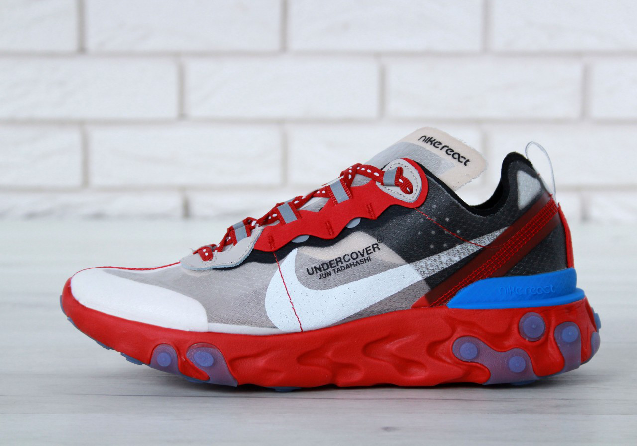 Кроссовки мужские Nike Undercover React Element 87 серые с красным, Найк Андекавер, код KD-11610. 43
Кроссовки мужские Nike Undercover React Element 87 серые с красным, Найк Андекавер, код KD-11610. 43