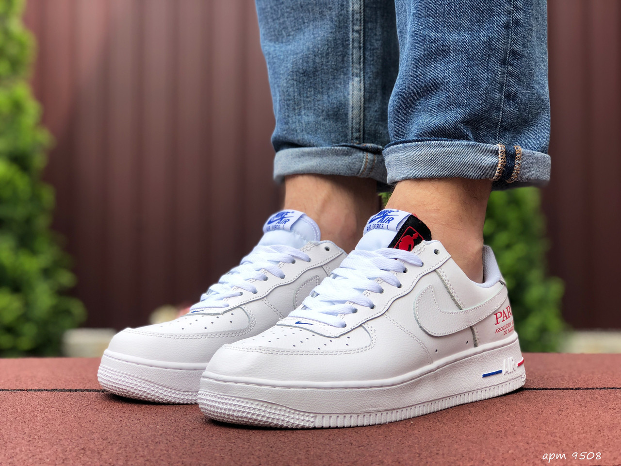 Кроссовки мужские Nike Air Force 1 Paris белые, Найк Аир Форс, натуральная кожа, прошиты. Код SD-9508 44
Кроссовки мужские Nike Air Force 1 Paris белые, Найк Аир Форс, натуральная кожа, прошиты. Код SD-9508 44