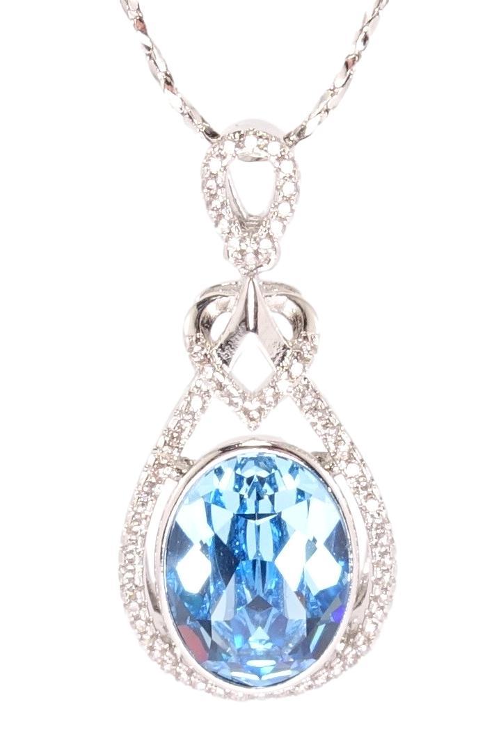 Кулон ХР Родий с кр-ми Swarovski на цепочке "Изящный кулон с кристаллом Aquamarine" дл.40-45,5см х 1мм
Кулон ХР Родий с кр-ми Swarovski на цепочке "Изящный кулон с кристаллом Aquamarine" дл.40-45,5см х 1мм