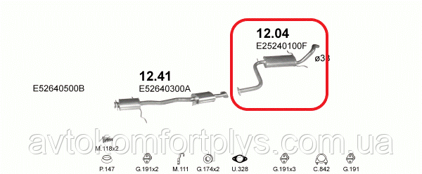 Глушитель (выхлопная система) MAZDA 323 1.5 (1498 см3) (85-92 гг) (хетчбэк) (Мазда) BF, BG
Глушитель (выхлопная система) MAZDA 323 1.5 (1498 см3) (85-92 гг) (хетчбэк) (Мазда) BF, BG