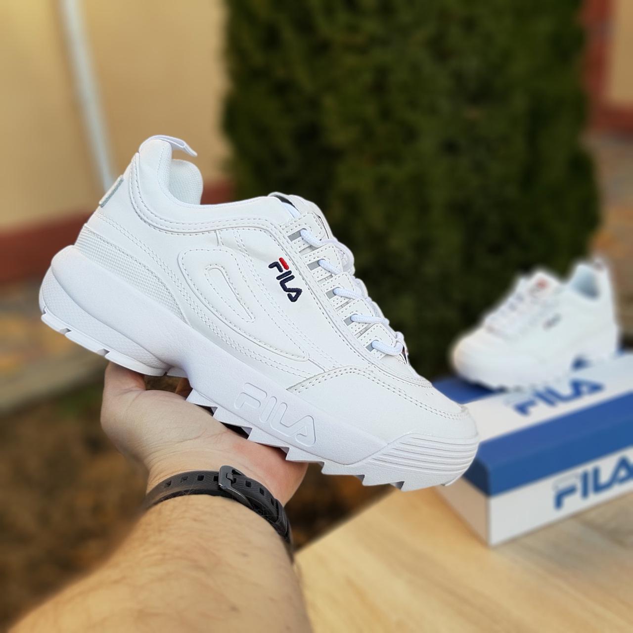 Женские кроссовки в стиле Fila disruptor 2, кожа, белые 39(25 см), размеры:36,37,38,39,40
Женские кроссовки в стиле Fila disruptor 2, кожа, белые 39(25 см), размеры:36,37,38,39,40