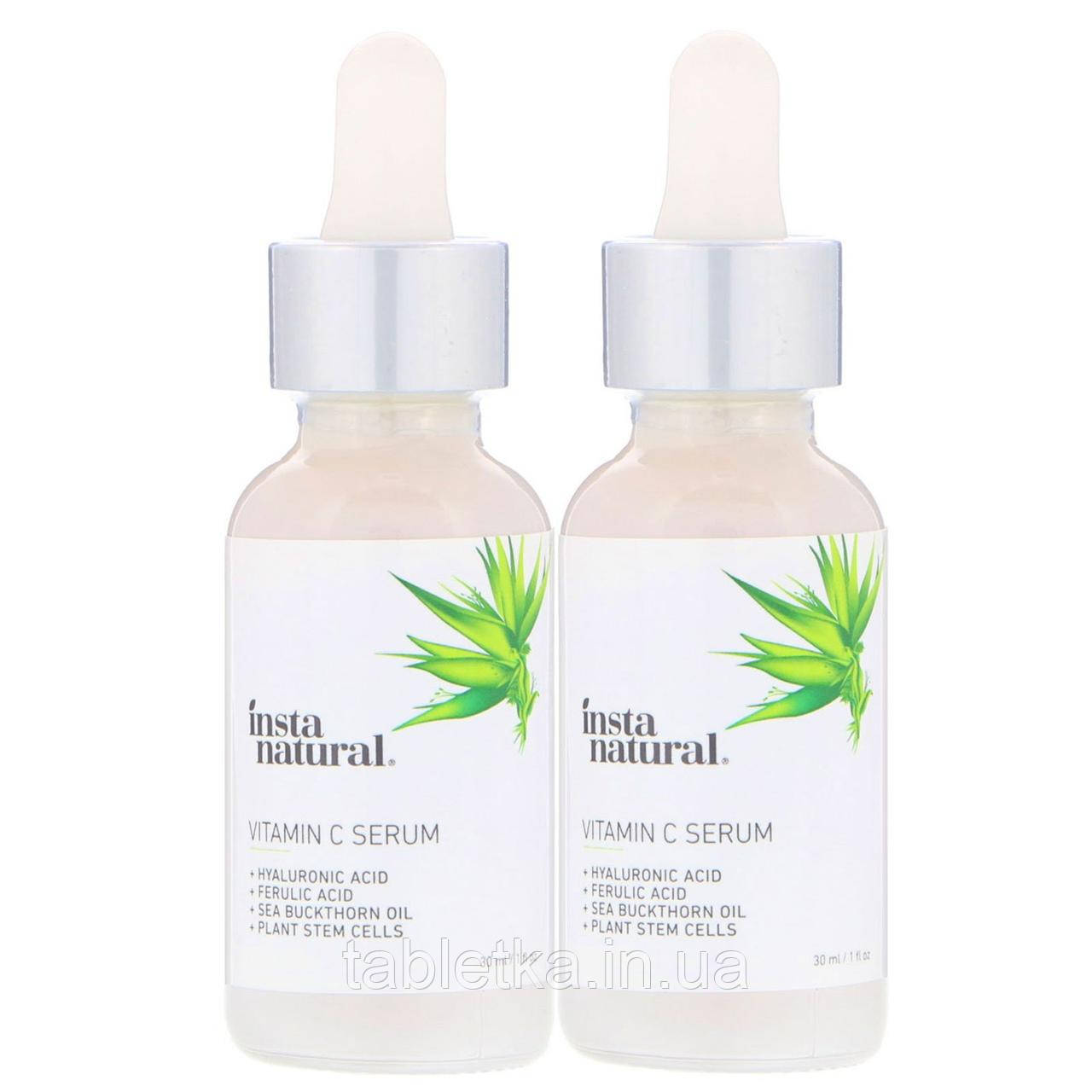 InstaNatural, Сыворотка с витамином C, комплект из 2 средств для ухода за кожей, 1 ж. унц. (30 мл) каждый
InstaNatural, Сыворотка с витамином C, комплект из 2 средств для ухода за кожей, 1 ж. унц. (30 мл) каждый