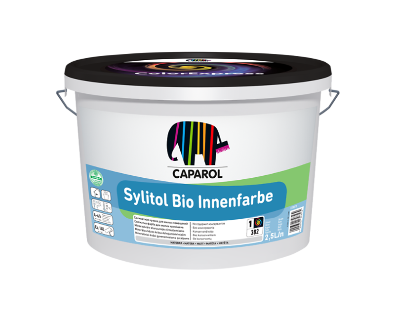 Краска гипоаллергенная CAPAROL SYLITOL BIO-INNENFARBE ПОЛЬША интерьерная B1-белая 2,5л, Белый
Краска гипоаллергенная CAPAROL SYLITOL BIO-INNENFARBE ПОЛЬША интерьерная B1-белая 2,5л, Белый