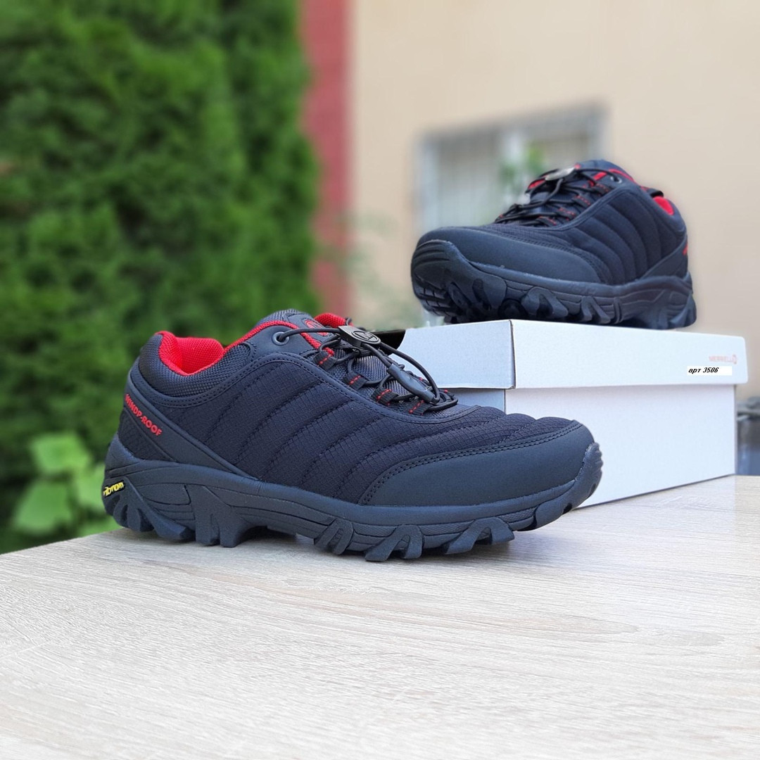 Мужские зимние кроссовки на термопрокладке Merrell Vibram, нейлон, черные с красным 43 (27,5 см)
Мужские зимние кроссовки на термопрокладке Merrell Vibram, нейлон, черные с красным 43 (27,5 см)