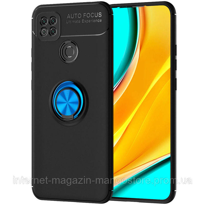 TPU чехол Deen ColorRing под магнитный держатель (opp) для Xiaomi Redmi 9C, Черный / синий
TPU чехол Deen ColorRing под магнитный держатель (opp) для Xiaomi Redmi 9C, Черный / синий
