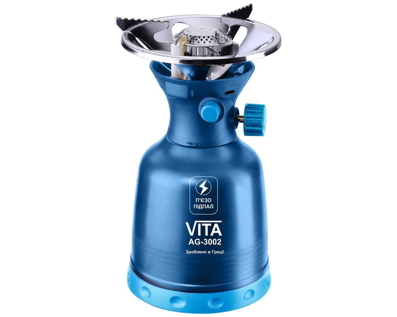 Примус газовый туристический Vita AG-3002 Даринка с пьезоподжигом Синий 300821, КОД: 1892382
Примус газовый туристический Vita AG-3002 Даринка с пьезоподжигом Синий 300821, КОД: 1892382