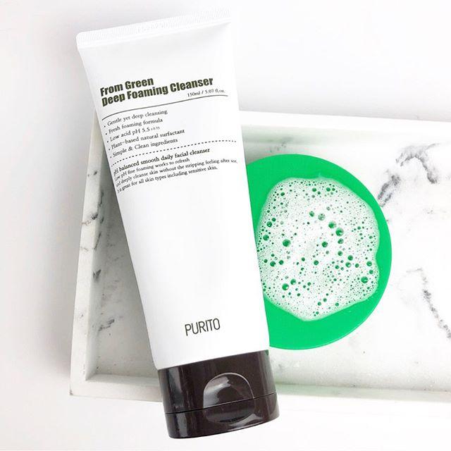 Глубокоочищающая пенка с центеллой и зеленым чаем Purito From Green Deep Foaming Cleanser, 150 ml
Глубокоочищающая пенка с центеллой и зеленым чаем Purito From Green Deep Foaming Cleanser, 150 ml
