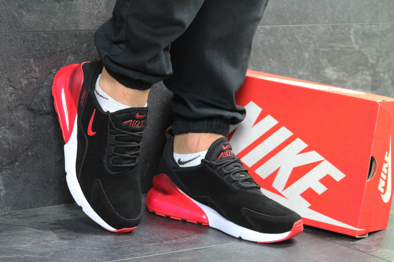 Мужские кроссовки в стиле Nike Air Max 270, черные с красным 45(28,7 см), размеры:44,45
Мужские кроссовки в стиле Nike Air Max 270, черные с красным 45(28,7 см), размеры:44,45