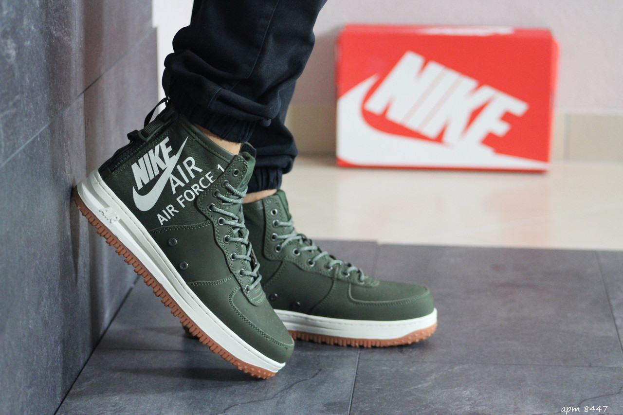Мужские кроссовки в стиле Nike Air Force 1, кожа, зеленые 44(27,7 см), размеры:44,46
Мужские кроссовки в стиле Nike Air Force 1, кожа, зеленые 44(27,7 см), размеры:44,46