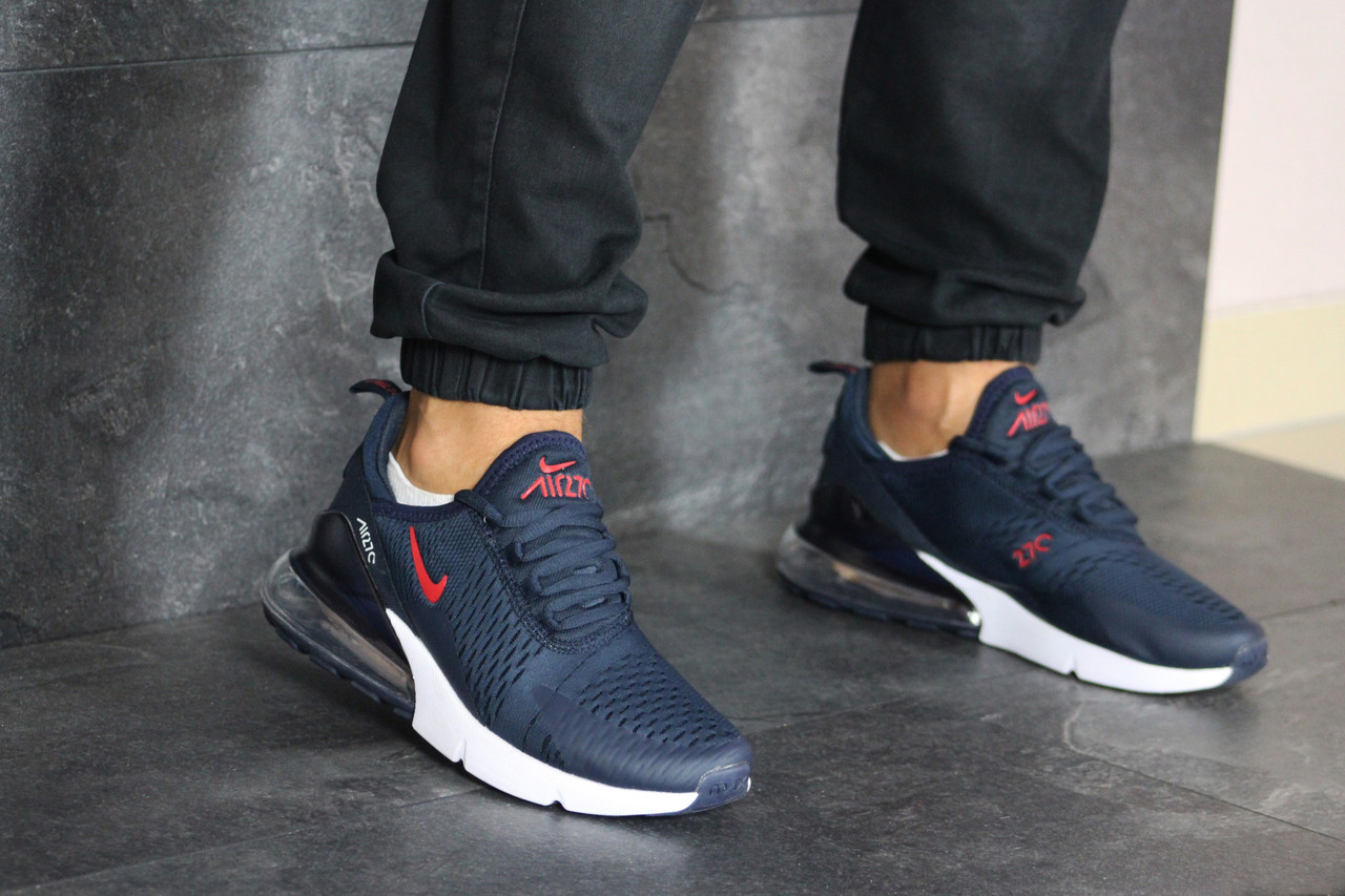 Мужские кроссовки в стиле Nike Air Max 270, сетка, синие с красным 43(27,4 см), размеры:41,43,44
Мужские кроссовки в стиле Nike Air Max 270, сетка, синие с красным 43(27,4 см), размеры:41,43,44