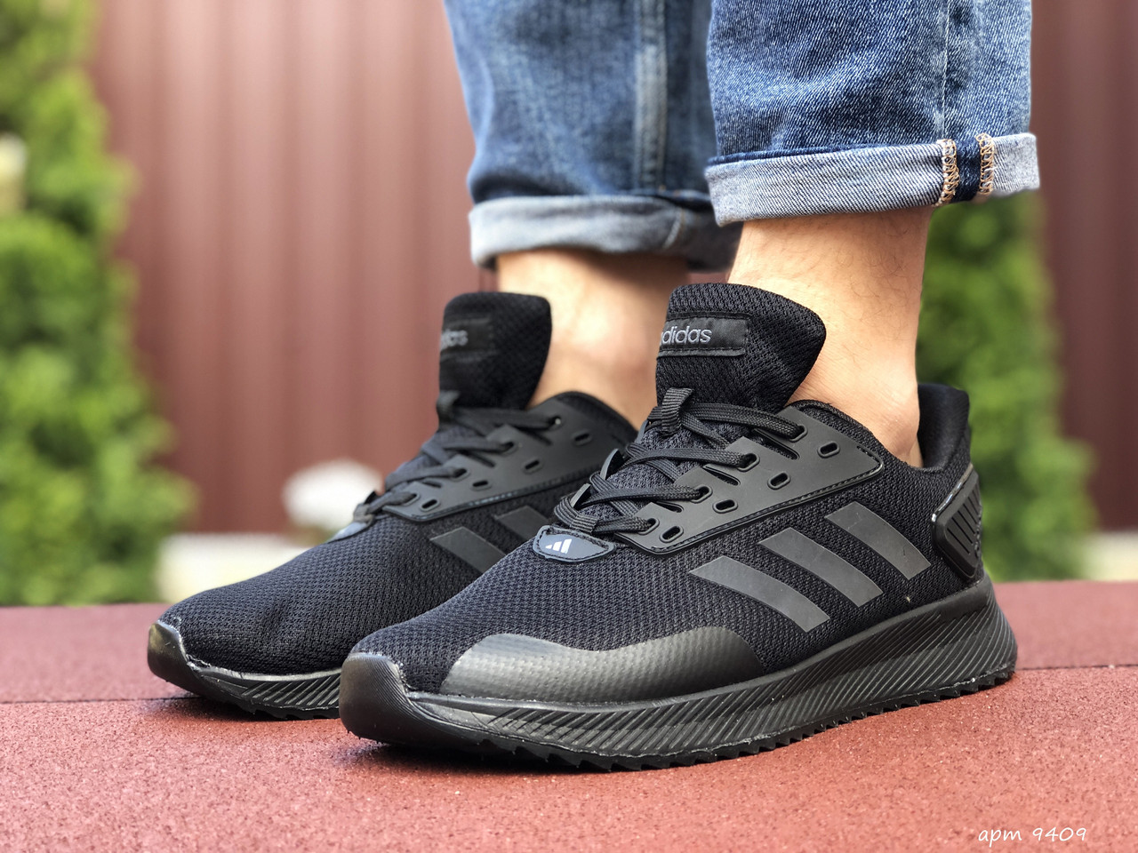 Мужские кроссовки в стиле Adidas, сетка, черные 41(26,4 см), размеры:41,43,44,45,46
Мужские кроссовки в стиле Adidas, сетка, черные 41(26,4 см), размеры:41,43,44,45,46