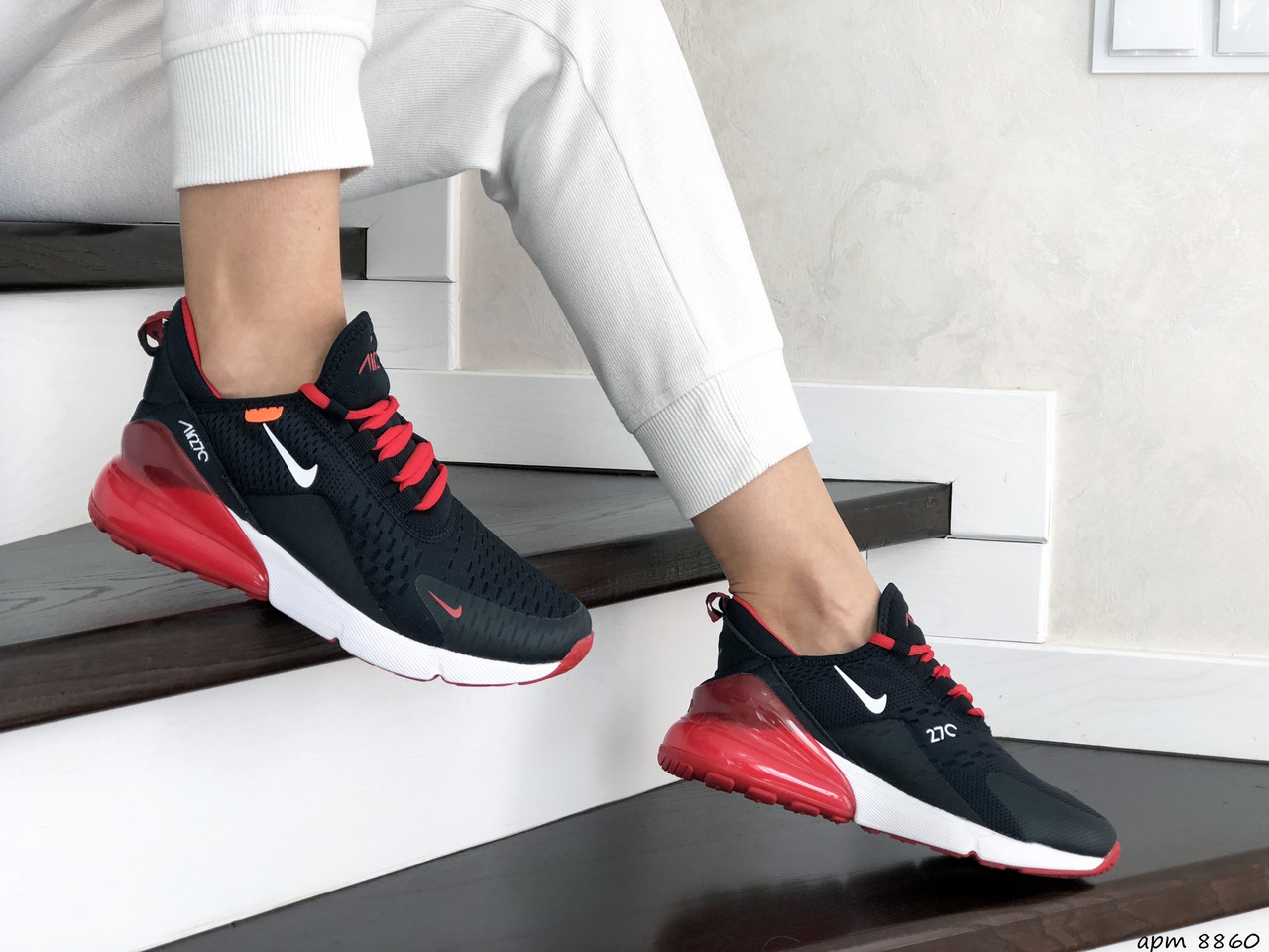 Женские кроссовки в стиле Nike Air Max 270, сетка, синие с красным 36(22,8 см), последний размер
Женские кроссовки в стиле Nike Air Max 270, сетка, синие с красным 36(22,8 см), последний размер