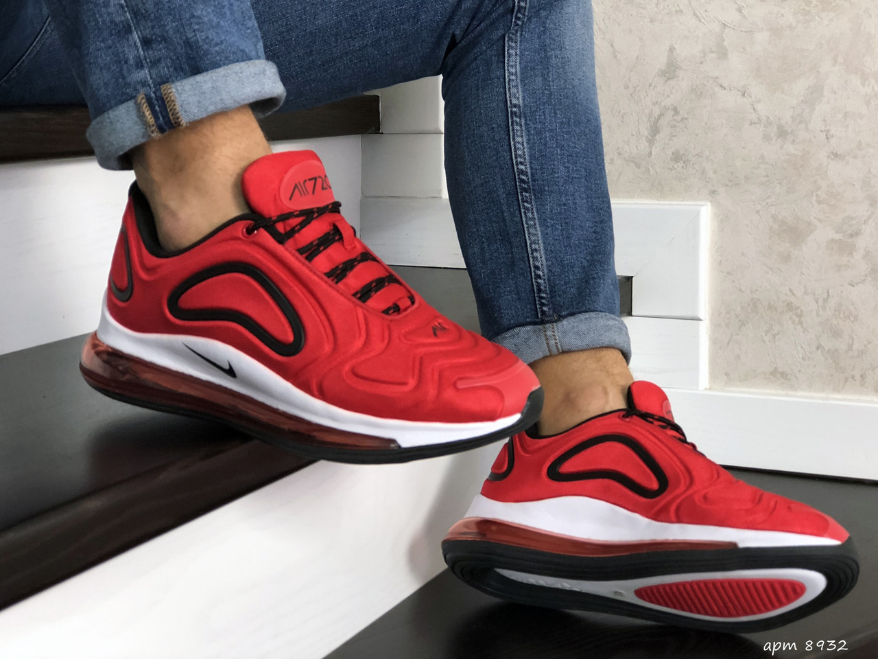 Мужские кроссовки в стиле Nike Air Max 720, текстиль, красные с белым 46(29,5 см), последний размер
Мужские кроссовки в стиле Nike Air Max 720, текстиль, красные с белым 46(29,5 см), последний размер