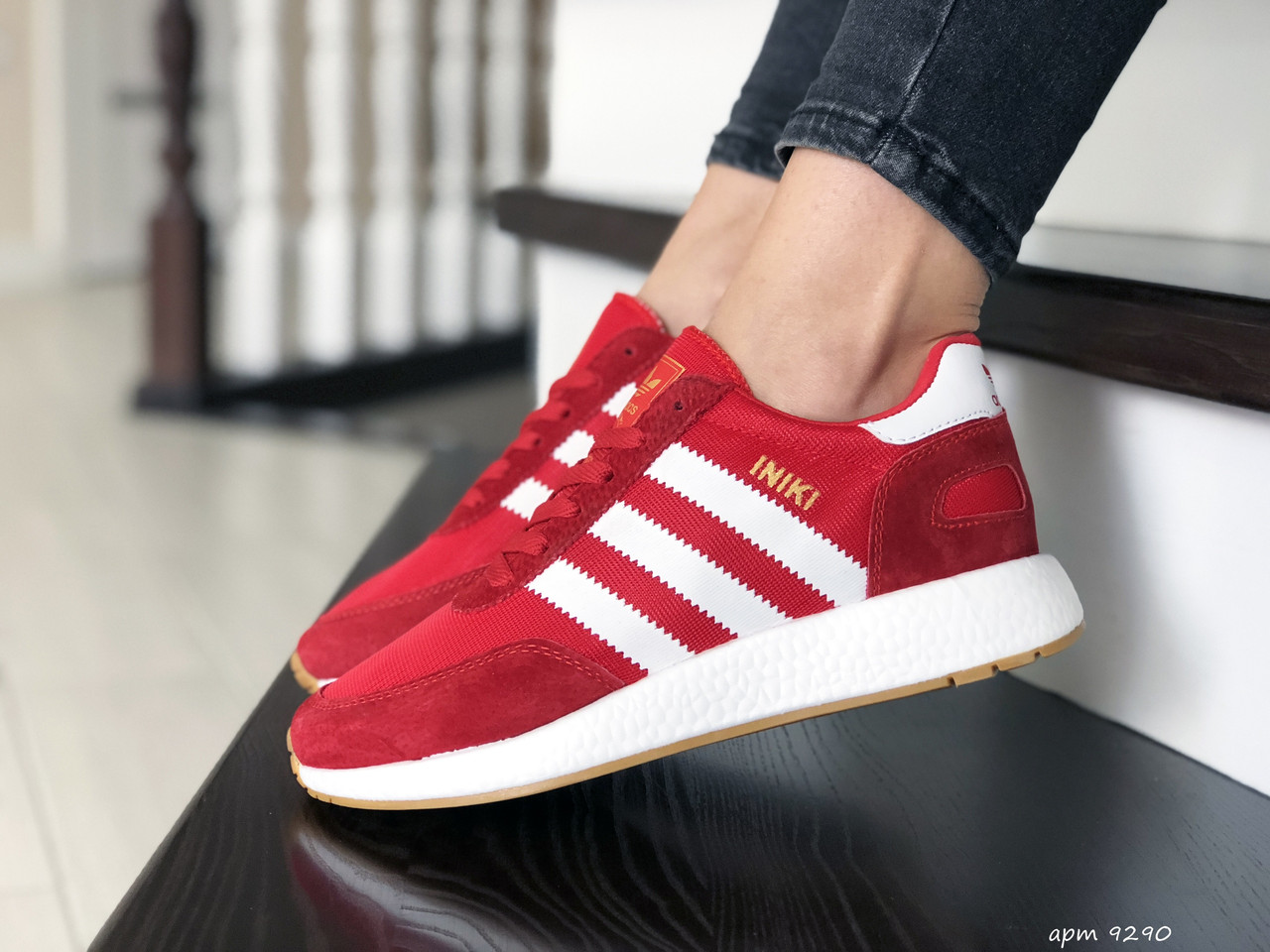 Женские кроссовки в стиле Adidas INIKI, сетка, замша, красные с белым, 41р(26 см), размеры:37,38,41
Женские кроссовки в стиле Adidas INIKI, сетка, замша, красные с белым, 41р(26 см), размеры:37,38,41