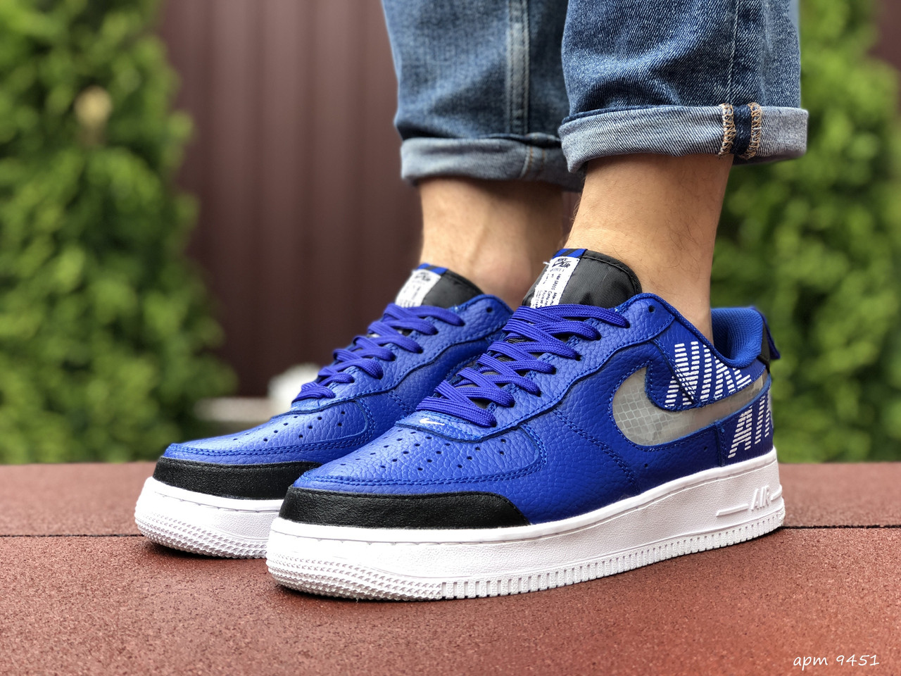 Мужские кроссовки в стиле Nike Air Force, кожа, синие 43(27,2 см), размеры:41,42,43,44,45
Мужские кроссовки в стиле Nike Air Force, кожа, синие 43(27,2 см), размеры:41,42,43,44,45