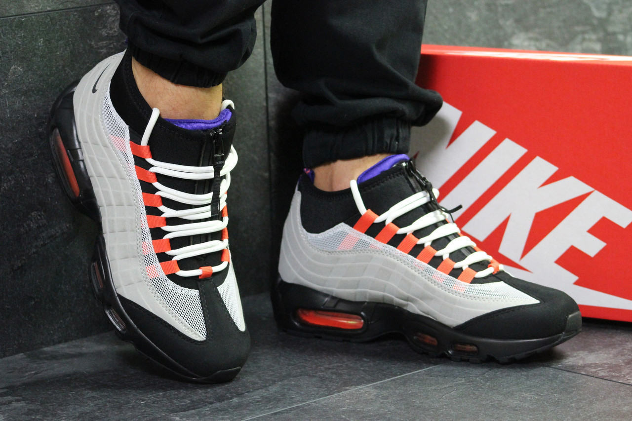 Мужские кроссовки в стиле Nike Air Max 95 Sneakerboot ,серые с черным 41(26 см), размеры:40,41,42,43,44,45
Мужские кроссовки в стиле Nike Air Max 95 Sneakerboot ,серые с черным 41(26 см), размеры:40,41,42,43,44,45