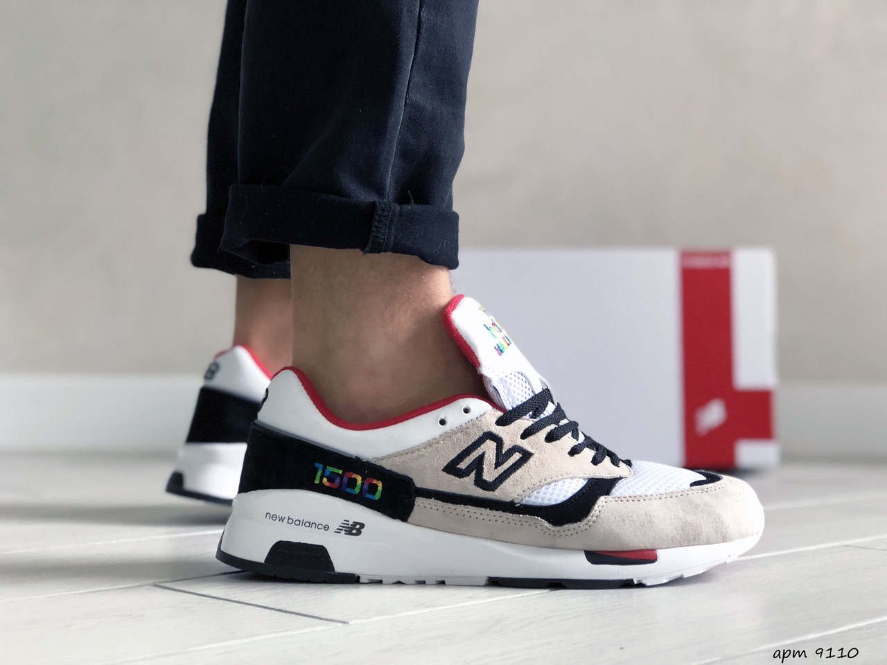 Мужские кроссовки в стиле New Balance 1500, сетка, замша, кожа, бежевые с белым 41(26 см), размеры:41,42,43,44
Мужские кроссовки в стиле New Balance 1500, сетка, замша, кожа, бежевые с белым 41(26 см), размеры:41,42,43,44