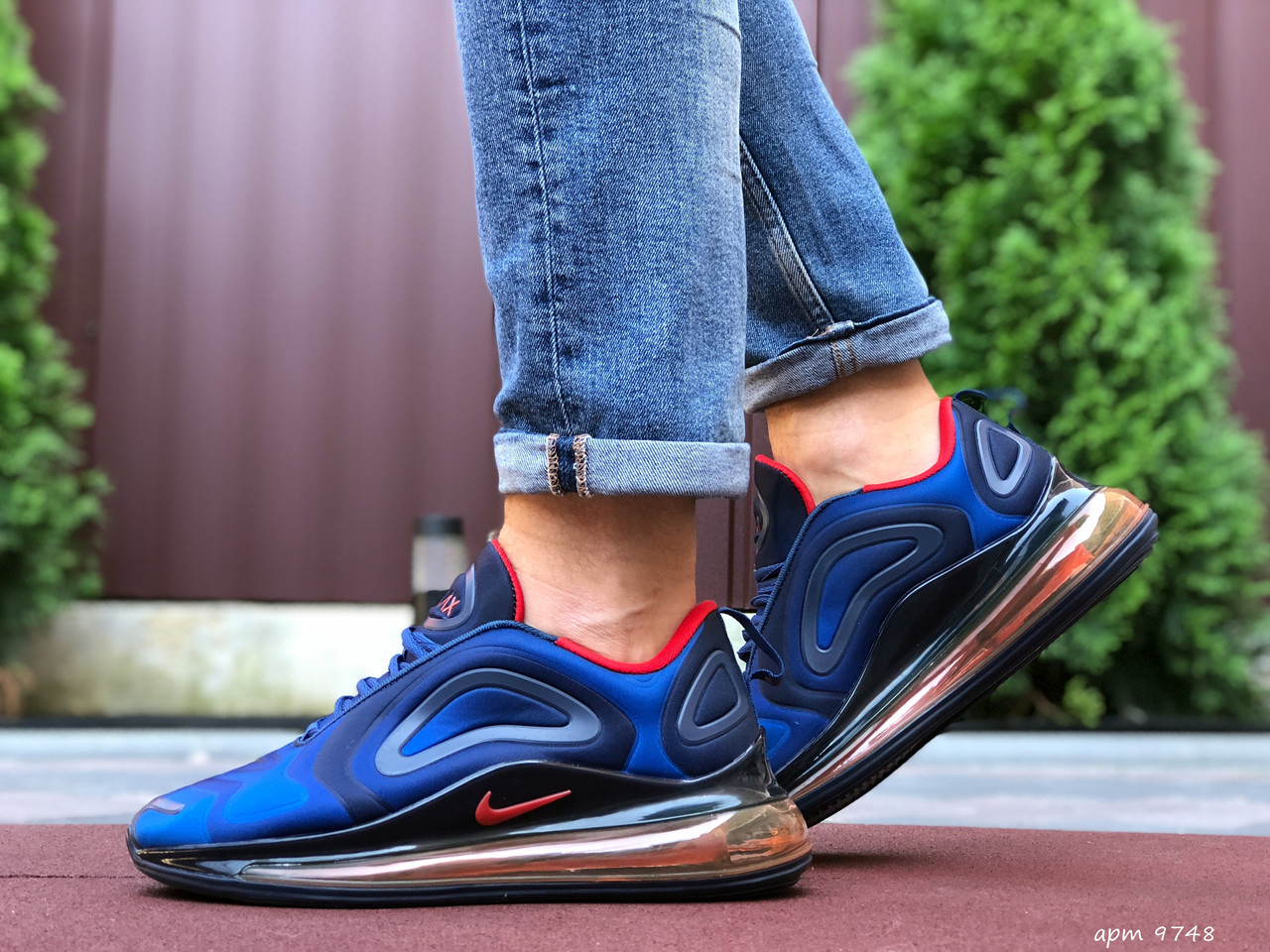 Мужские кроссовки в стиле Nike Air Max 720, текстиль, синие с красным, 41 (25,7 см), размеры:41,42,43,45
Мужские кроссовки в стиле Nike Air Max 720, текстиль, синие с красным, 41 (25,7 см), размеры:41,42,43,45