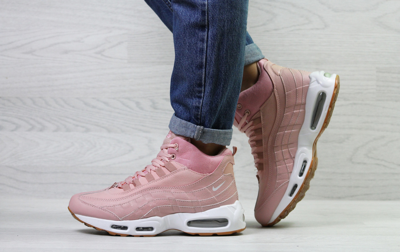 Женские зимние кроссовки на меху в стиле Nike 95, розовые 36 (23 см), размеры:36,39
Женские зимние кроссовки на меху в стиле Nike 95, розовые 36 (23 см), размеры:36,39