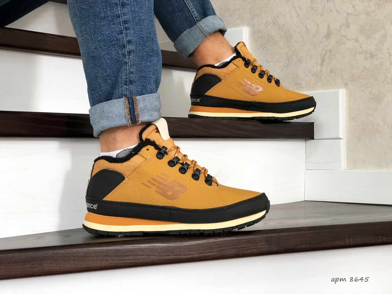 Мужские зимние кроссовки на меху в стиле New Balance 754, кожа, горчичные 43 (27,6 см), размеры:41,42,43,44,45
Мужские зимние кроссовки на меху в стиле New Balance 754, кожа, горчичные 43 (27,6 см), размеры:41,42,43,44,45