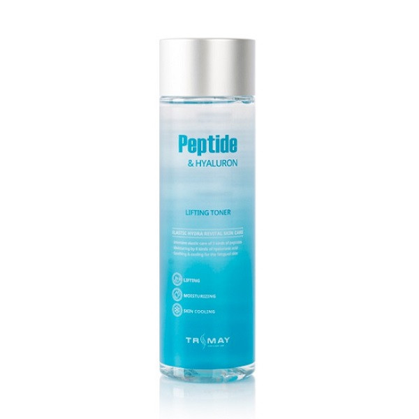 Антивозрастной тонер с пептидами и гиалуроновой кислотой, Trimay, Peptide & Hyaluron Lifting Toner, 210
Антивозрастной тонер с пептидами и гиалуроновой кислотой, Trimay, Peptide & Hyaluron Lifting Toner, 210