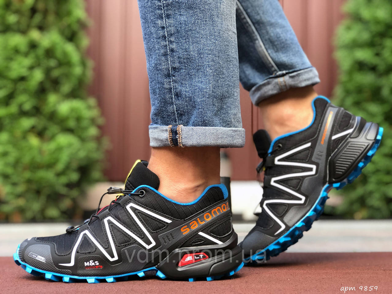 Кроссовки мужские Salomon SpeedCross в стиле Саломон СпидКросс текстиль, код SD-9859. Черные
Кроссовки мужские Salomon SpeedCross в стиле Саломон СпидКросс текстиль, код SD-9859. Черные