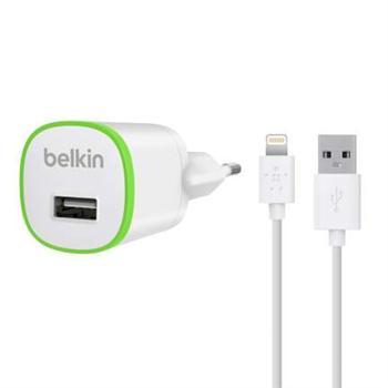 Зарядний пристрій Belkin USB Micro Charger (220V + LIGHTNING сable, USB 1Amp), Білий
Зарядний пристрій Belkin USB Micro Charger (220V + LIGHTNING сable, USB 1Amp), Білий