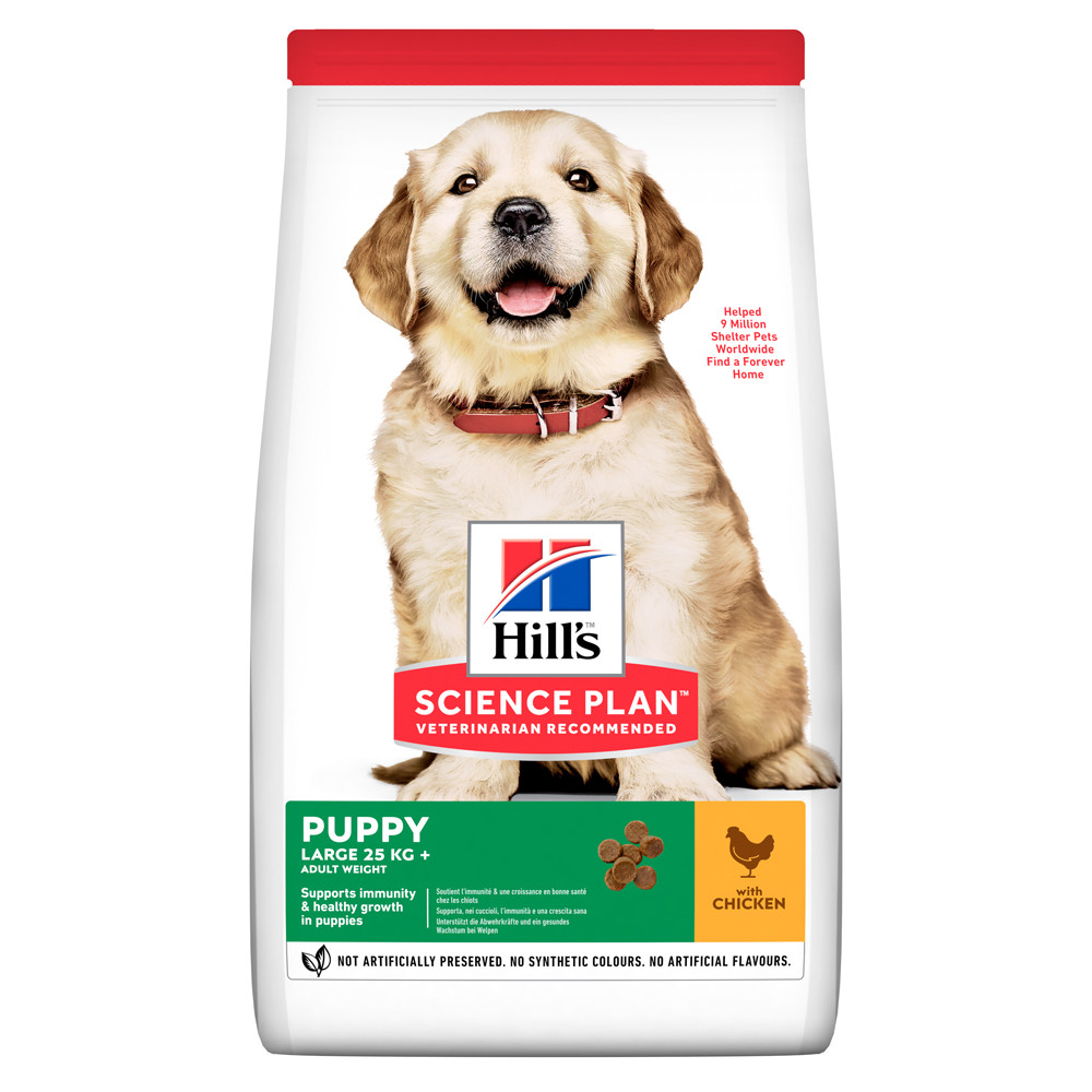 Hill's SP Puppy Large Chicken Сухой корм с курицей для щенков крупных пород 14.5 кг
Hill's SP Puppy Large Chicken Сухой корм с курицей для щенков крупных пород 14.5 кг
