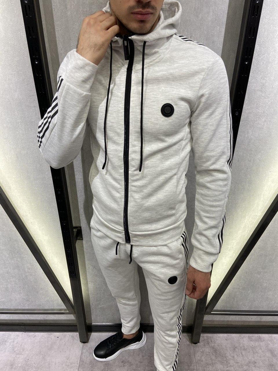 Спортивный костюм мужской светло-серый трехнитка на манжета S M L XL( весна-осень ) серый, турецкие костюмы XL
Спортивный костюм мужской светло-серый трехнитка на манжета S M L XL( весна-осень ) серый, турецкие костюмы XL