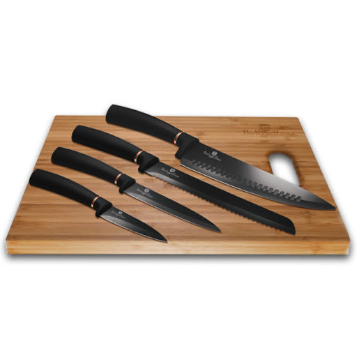 Набор ножей из нержавеющей стали 5 предметов Berlinger Haus Black Rose Collection BH-2503
Набор ножей из нержавеющей стали 5 предметов Berlinger Haus Black Rose Collection BH-2503