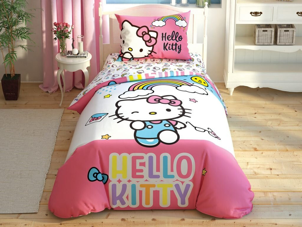 Постельное белье Tac Disney Хеллоув Китти Hello Kitty Rainbow 160*220 подростковое, Розовый
Постельное белье Tac Disney Хеллоув Китти Hello Kitty Rainbow 160*220 подростковое, Розовый