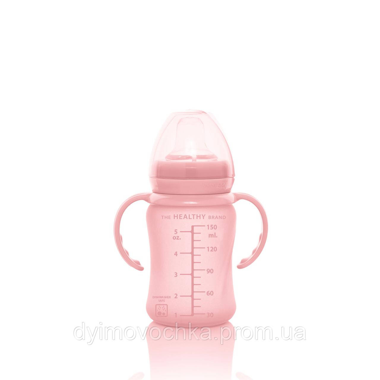 Стеклянный детский поильник с силиконовой защитой Everyday Baby, 150 мл. Цвет розовый
Стеклянный детский поильник с силиконовой защитой Everyday Baby, 150 мл. Цвет розовый
