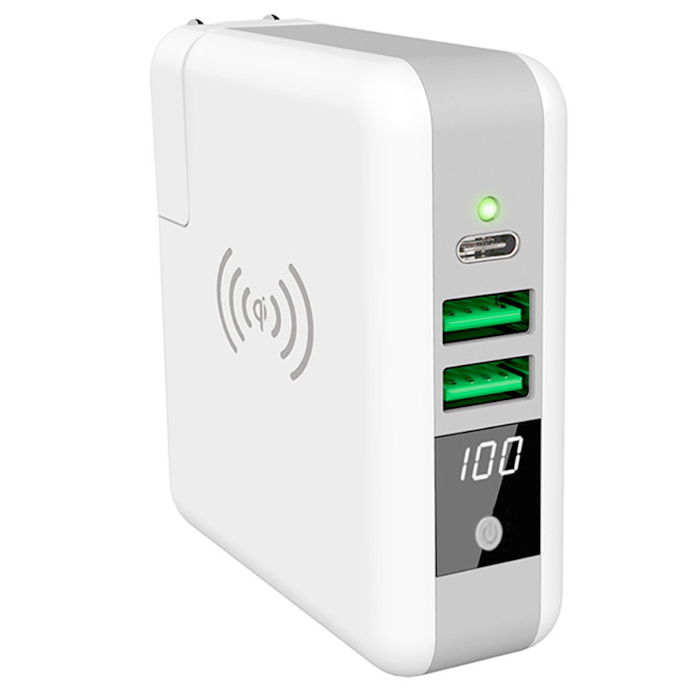 Универсальная сетевая зарядка с функцией Power Bank и QI для iPhone 8 X XS Max samsung millet
Универсальная сетевая зарядка с функцией Power Bank и QI для iPhone 8 X XS Max samsung millet