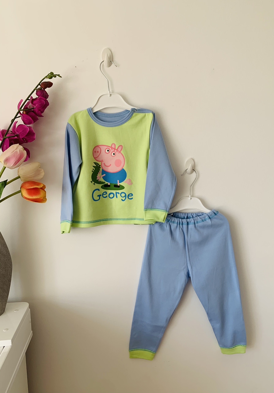 Детская пижама для мальчика "George" (Свинка Джордж), Різні комбінації кольорів
Детская пижама для мальчика "George" (Свинка Джордж), Різні комбінації кольорів