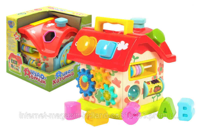 Дитяча розвиваюча іграшка Limo Toy"Будинок логіка" 21*20*19 см., різнобарвний М0001
Дитяча розвиваюча іграшка Limo Toy"Будинок логіка" 21*20*19 см., різнобарвний М0001