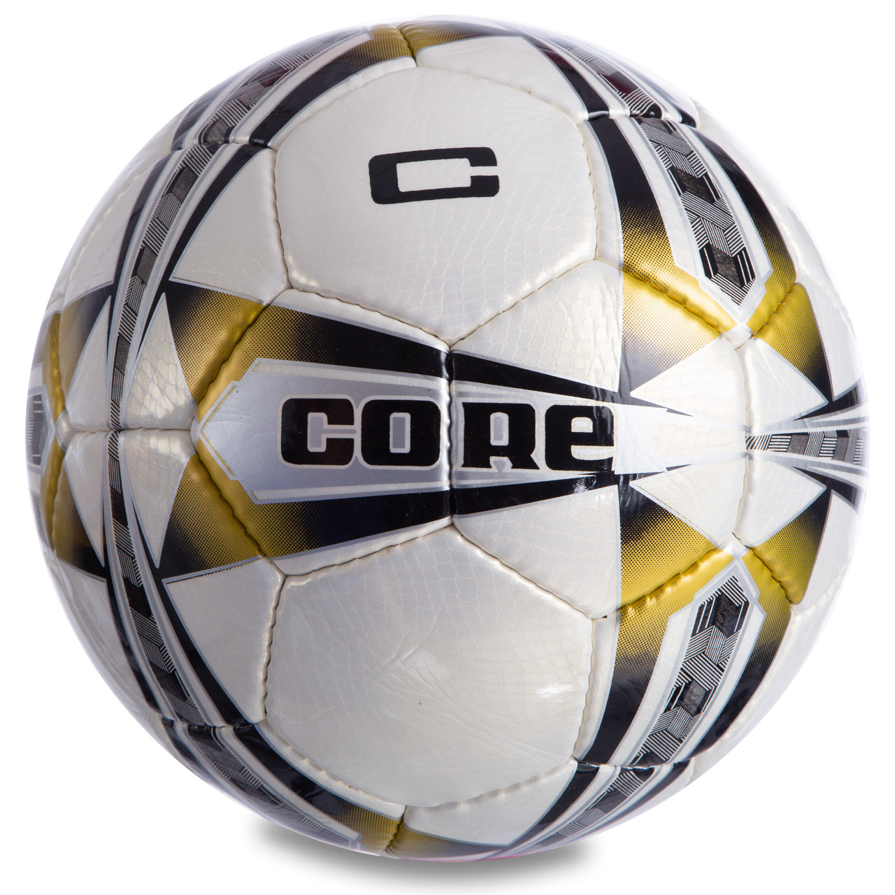 Мяч футбольный №5 PU ламин. CORE 5 STAR CR-006 (№5, 5 сл., сшит вручную, белый-золотой
Мяч футбольный №5 PU ламин. CORE 5 STAR CR-006 (№5, 5 сл., сшит вручную, белый-золотой