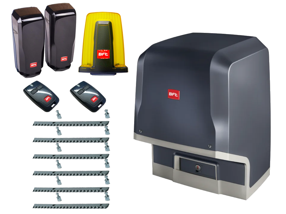 Автоматика для откатных ворот BFT ICARO SMART AC A2000 KIT Фотоэлементы + лампа, 6 м, 2 шт.
Автоматика для откатных ворот BFT ICARO SMART AC A2000 KIT Фотоэлементы + лампа, 6 м, 2 шт.