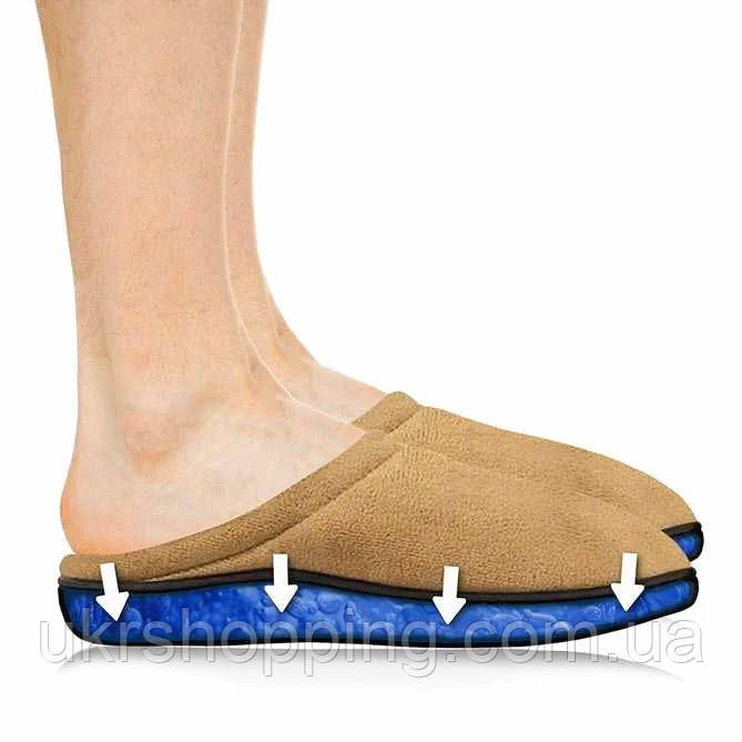 Комнатные тапочки спено-гелевой стелькой Comfort Gel Коричневые Размер L (40) для дома
Комнатные тапочки спено-гелевой стелькой Comfort Gel Коричневые Размер L (40) для дома