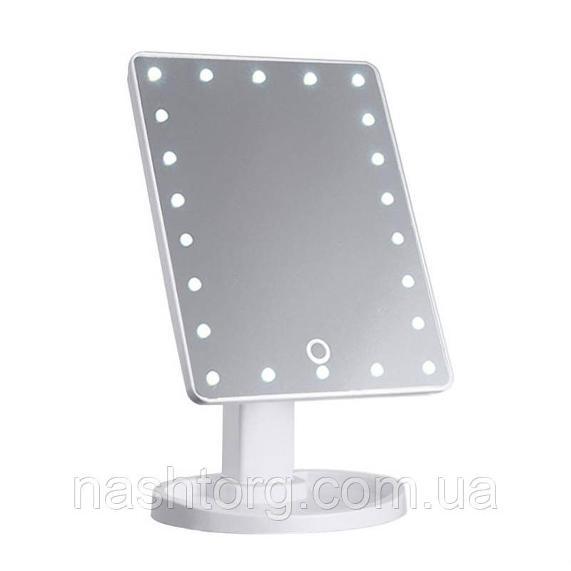 Косметическое зеркало с подсветкой, Magic Makeup Mirror (22 LED), на подставке, с сенсором, белое
Косметическое зеркало с подсветкой, Magic Makeup Mirror (22 LED), на подставке, с сенсором, белое